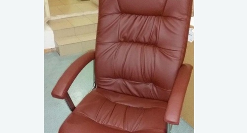 Обтяжка офисного кресла. Сухой Лог